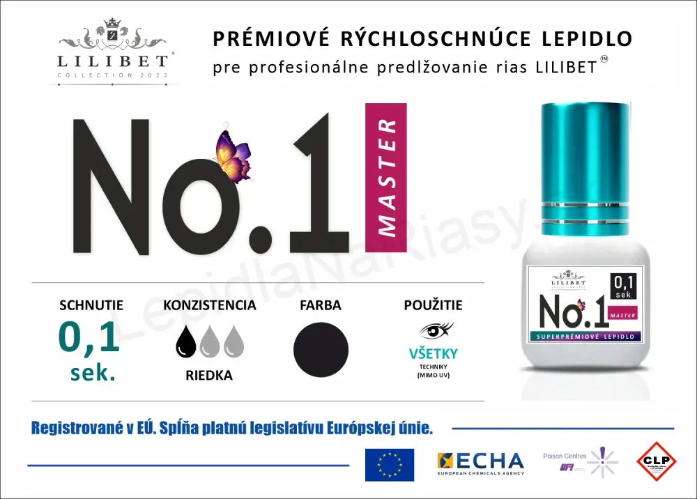 Lilibet No.1 Master - superprémiové lepidlo na predlžovanie rias