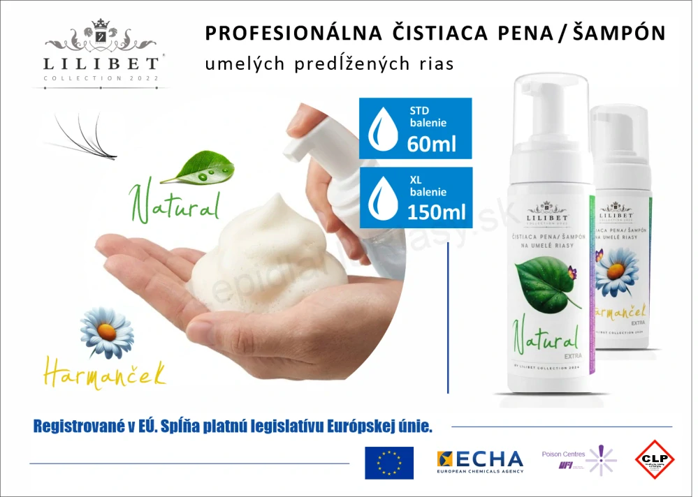 Profesionálny set 2 ks čistiacej peny / šampónu Lilibet