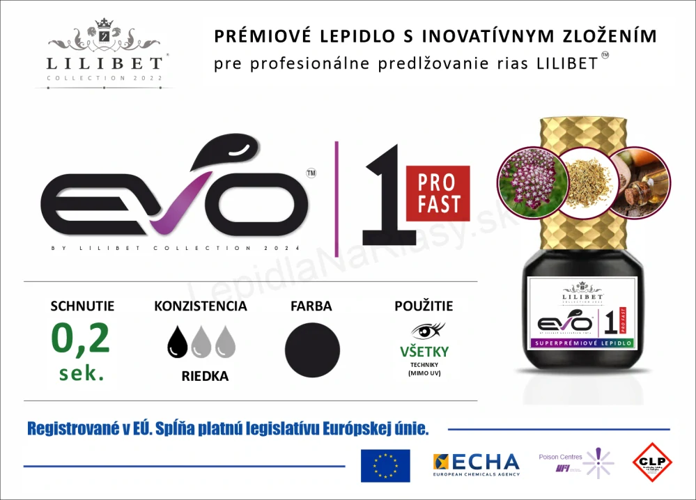 Lilibet EVO1 ProFast - prémiové Low-Fume lepidlo so zníženými výparmi a s prírodnými výťažkami