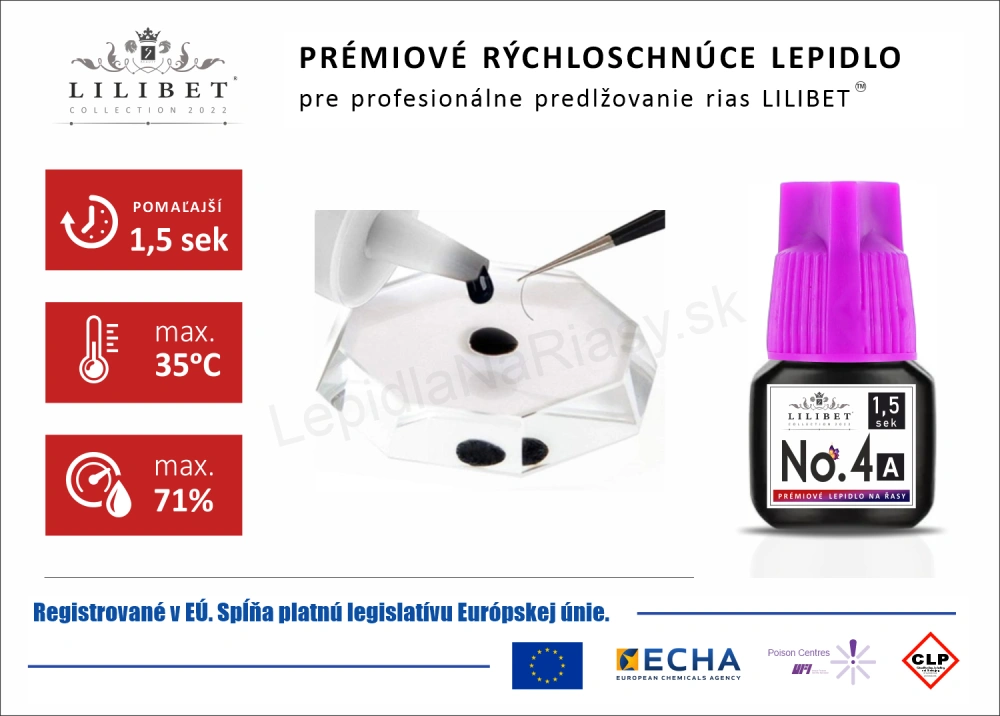 Lilibet No.4 mod. A - prémiové lepidlo na predlžovanie rias