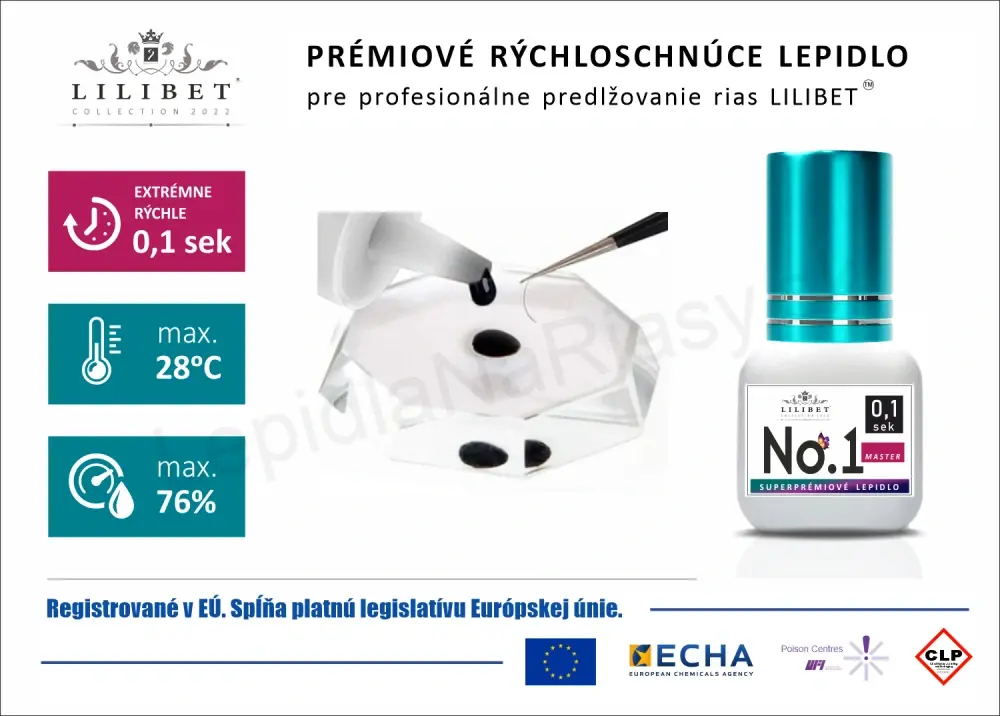 Lilibet No.1 Master - superprémiové lepidlo na predlžovanie rias