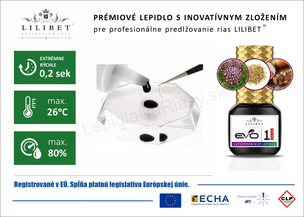 Lilibet EVO1 ProFast - prémiové Low-Fume lepidlo so zníženými výparmi a s prírodnými výťažkami