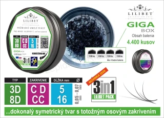 4.400 kusov - Superprémiové pre-made vejáriky Lilibet (GIGA BOX)