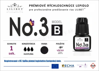 Lilibet No.3 mod. B - prémiové lepidlo na predlžovanie rias